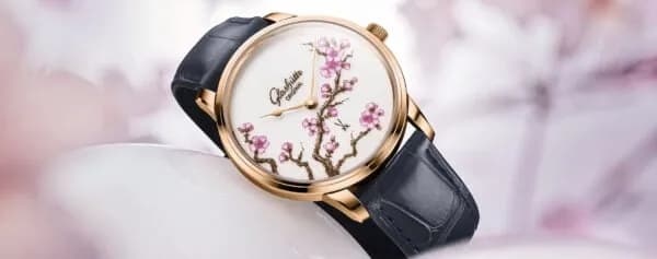 Glashütte Original presenta el Senator Meissen Cherry Blossom con esfera de porcelana