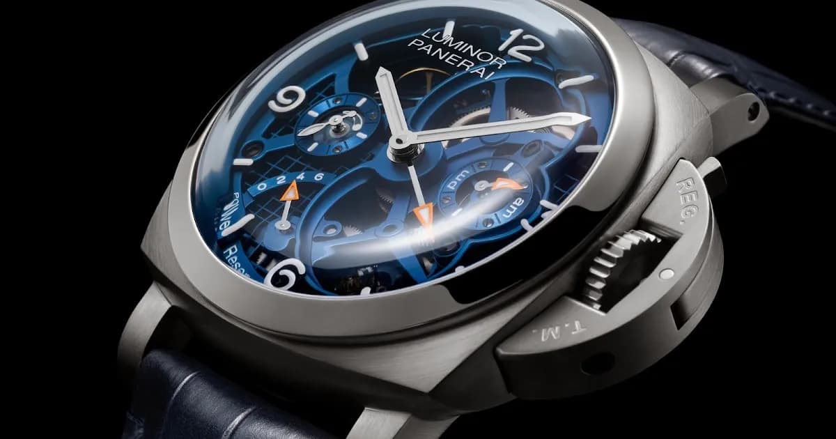Panerai Luminor Tourbillon PAM01784: Mecánica esquelética y funcionalidad GMT