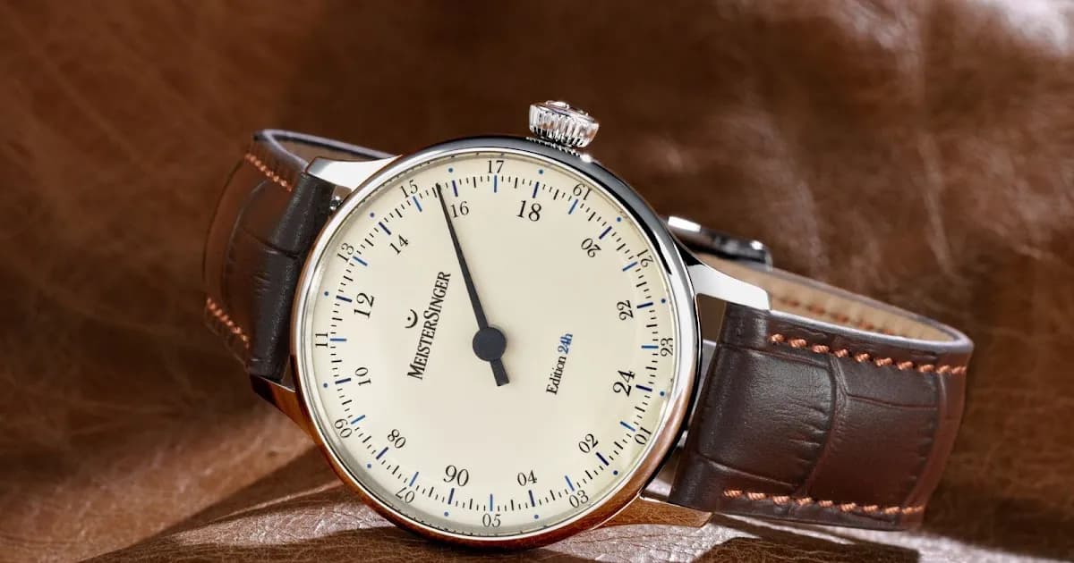 MeisterSinger Edition 24H: Reloj de una mano con formato de 24 horas