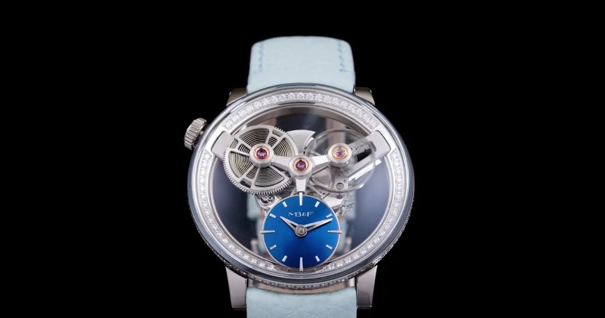 MB&F presenta el SP One Pavée con 255 diamantes