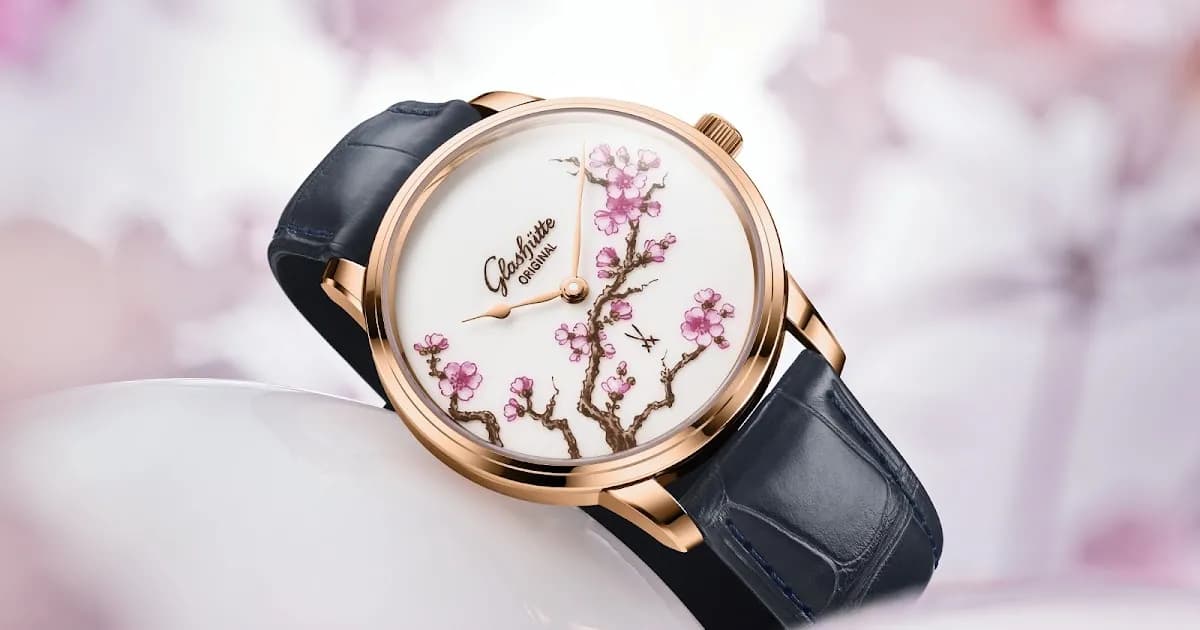 Glashütte Original presenta el Senator Meissen 'Cherry Blossom'