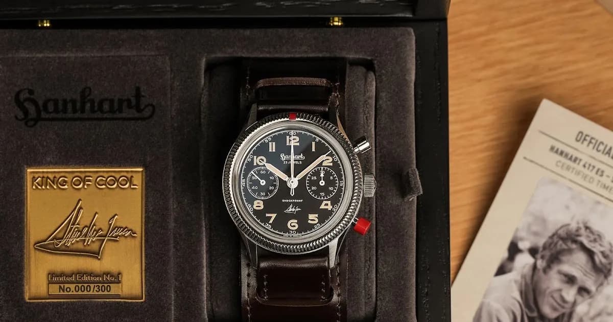 Hanhart 417 ES Steve McQueen Edición Limitada No. 1: Un homenaje a la leyenda del cine