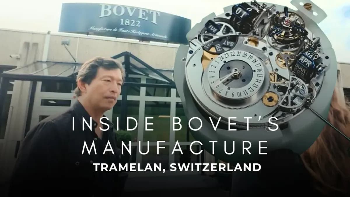 Dentro de la Manufactura de BOVET: Cómo se Hace la Alta Relojería