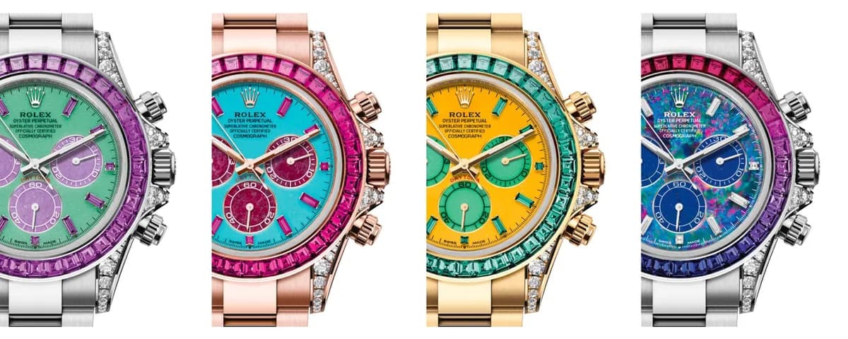 Rolex Presenta Cuatro Exclusivos Relojes Cosmograph Daytona para Subasta Benéfica